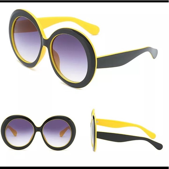 NEW Oversized Round Sunglasses - Picture 4 of 7